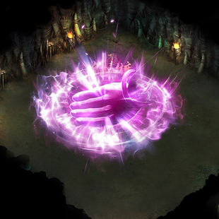 传奇技能素材 全屏紫波如来神掌 目标型 高清 PNG格式 Y2585