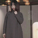 女夹棉和春秋里衬版 民国风复古格子旗袍文艺日常长袖 格物致知