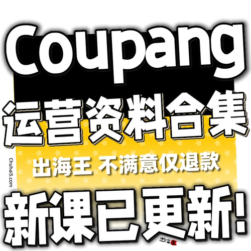 Coupang韩国跨境电商视频教程 酷胖实操运营课程库胖新手外贸教学
