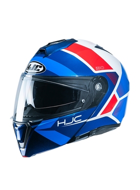 韩国进口HJC双镜片摩托车头盔HJC I90防雾双镜片揭面盔全国仅一顶