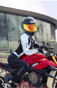 MOTOBOY夏季摩托车骑行服网眼透气女款机车服防摔CE护具护胸舒适
