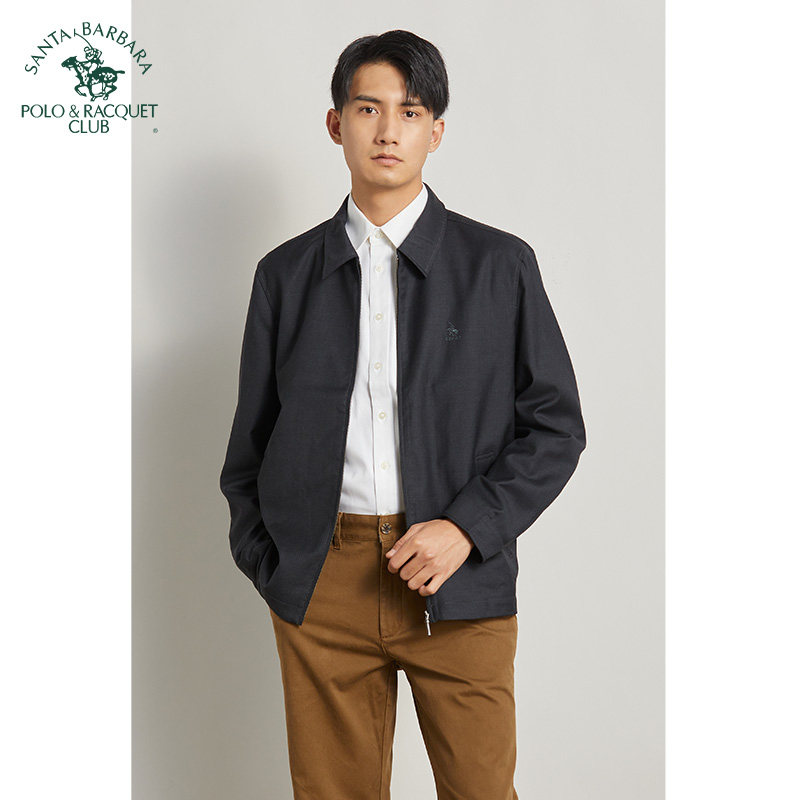 翻领商务款夹克男士外套