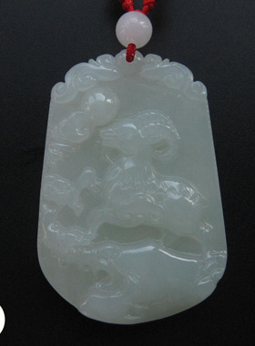 十二生肖属相羊饰品挂件和田玉佩