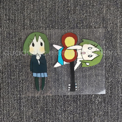 二次元动漫轻音少女个性创意呆萌卡哇伊车贴纸反光防水防晒电动车