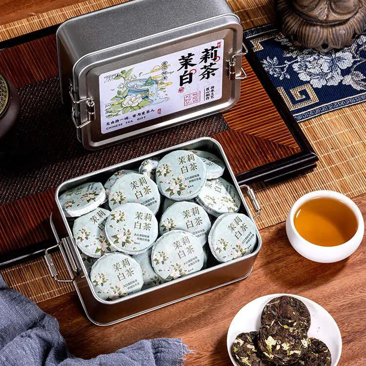 茉莉白茶玫瑰红茶七次窨制