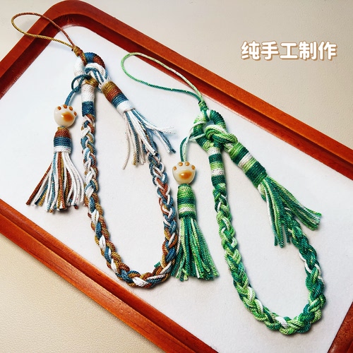 纯手工编织diy材料手机挂绳钥匙链电话挂绳相机手腕吊绳手机挂件