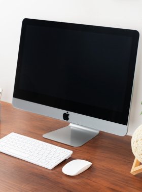 仿真电脑模型机样板房陈列道具装饰品摆件21.5寸24寸27寸仿苹果款