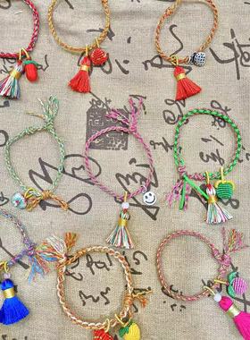 五彩绳手工定制端午节红绳复古