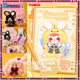 Samuel 三小毛兔兔日记搪胶毛绒挂件盲盒 玩偶公仔 女生礼物