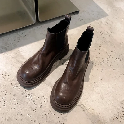 秋百搭舒适通勒马丁靴切尔西靴