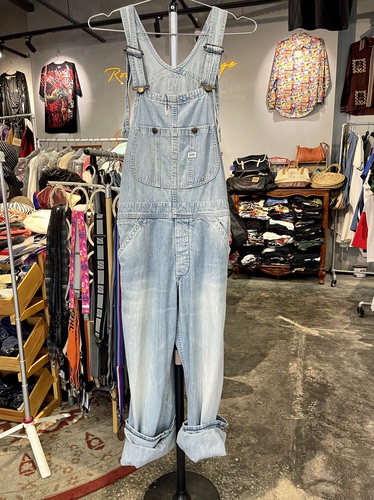 Vintage古着元年美式复古阿美咔叽工装纯棉背带裤
