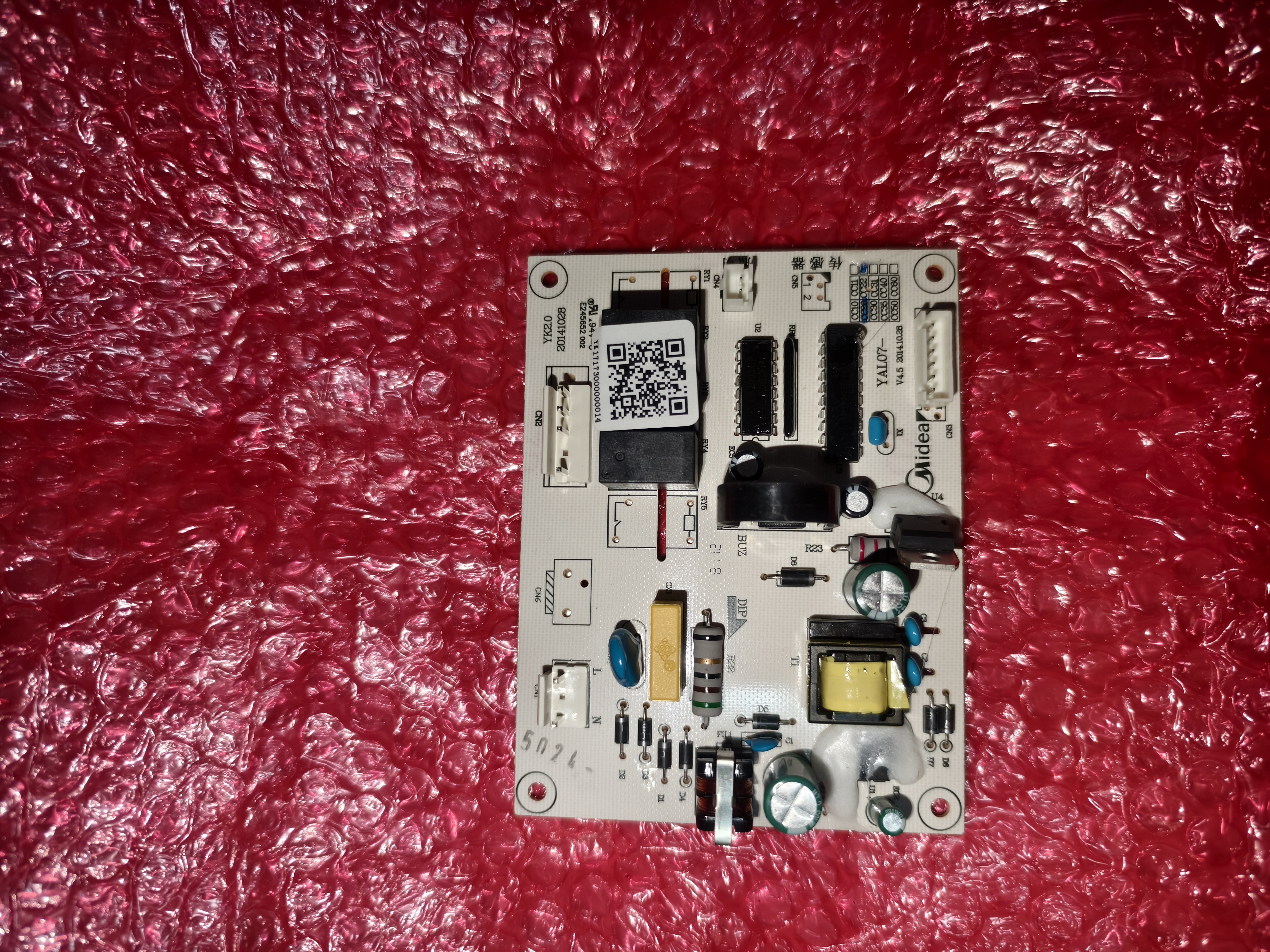 YAL07-CC22适用于美的DT303/DT203抽油烟机电源板电脑主板配件