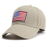 Wholesale of new American flag baseball caps for adults in Europe and America, all-season outdoor men 's and women' s protective 嗮 sun baseball caps thumbnail 3