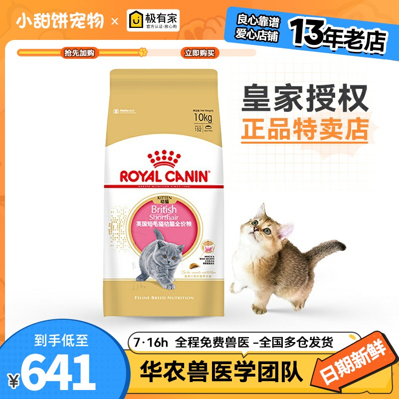 10kg专用粮银渐层营养幼猫