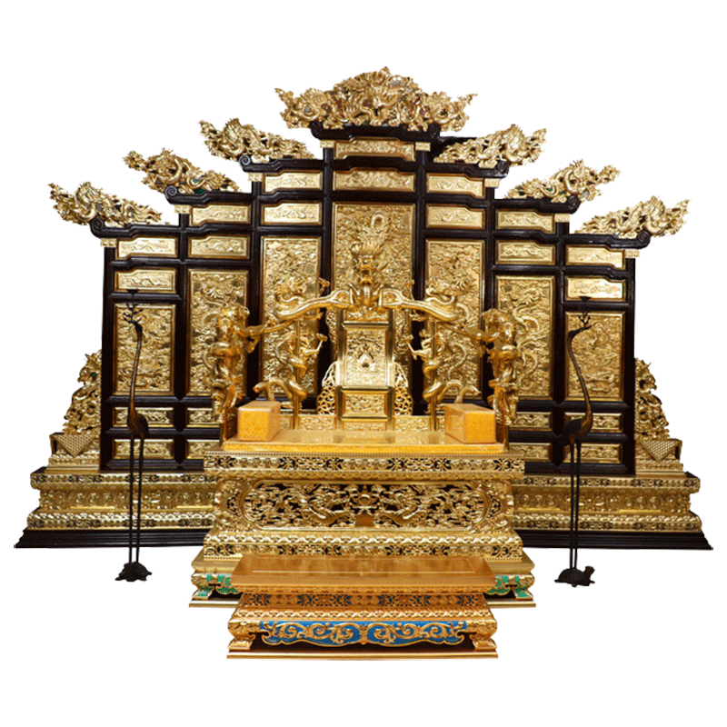 龙椅皇上宝座皇帝宝座龙椅仿古东阳木雕皇宫寺庙禅椅雕刻酒店屏风