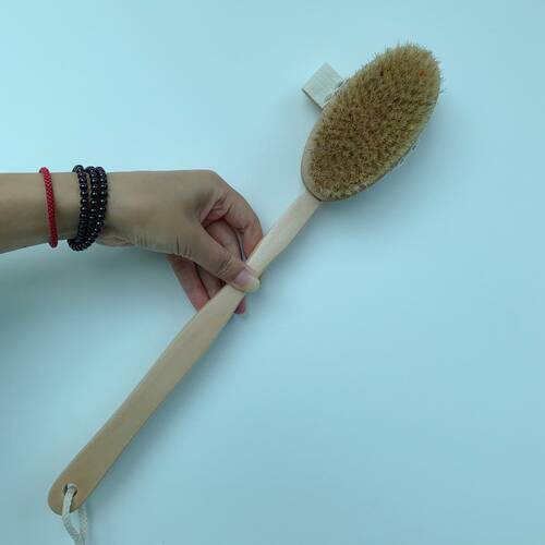 Drybrush 身体刷 木质猪鬃毛浴刷 搓澡刷  Body Brush 洗澡刷
