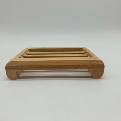 Bamboo soap dish 竹制肥皂沥水架