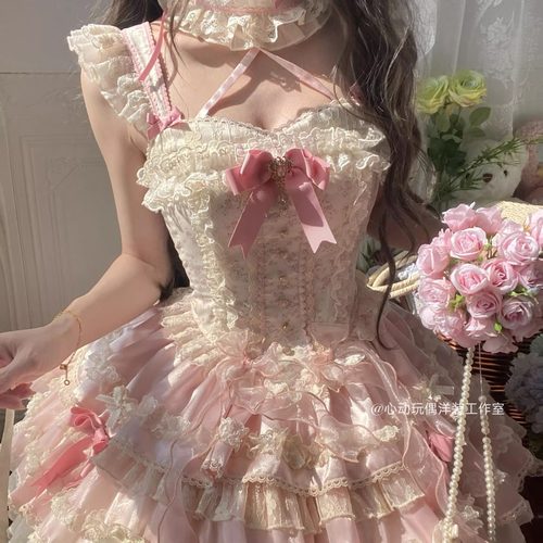 心动玩偶花绮梦芭蕾风jsk生日