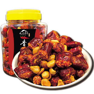 香脆椒辣椒酥500g麻辣特辣花生香辣酥干吃四川重庆小吃零食下酒菜