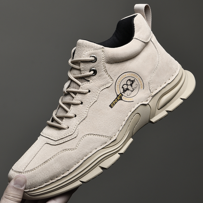 木羚森休闲马丁靴秋季皮靴真皮