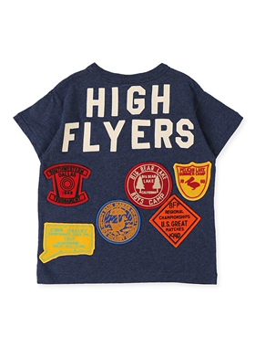 日本DD｜DENIM DUNGAREE 24SS男女童徽章贴布短袖T恤