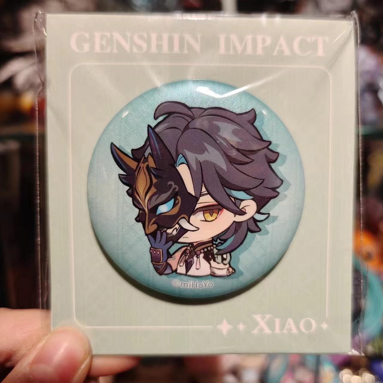 正版米哈游原神魈表情包徽章