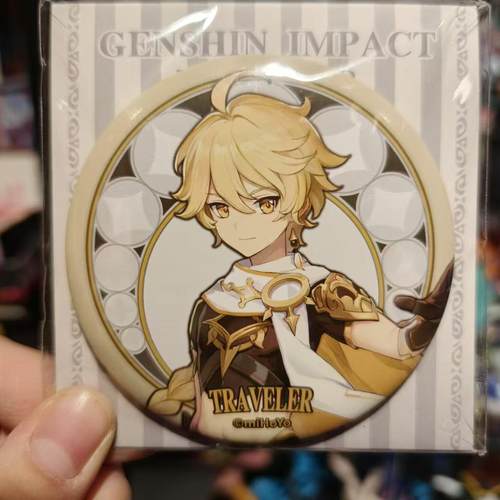 正版原神旅行者空徽章吧唧谷子