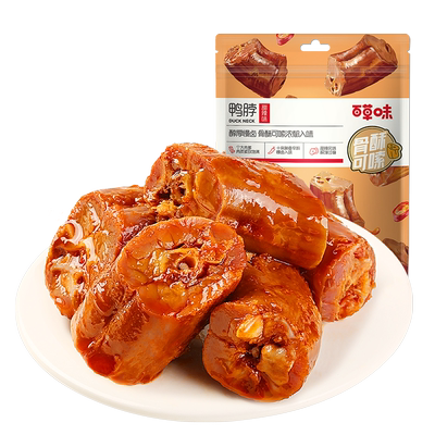 百草味鸭脖110g（甜辣味）