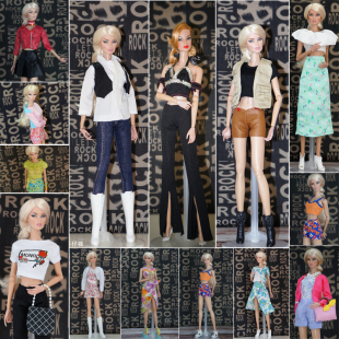 穿七波 30厘米换装 多关节娃娃衣服fr真眼娃衣 适合28