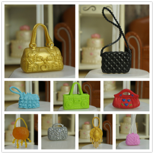 小布桃子娃娃包 适合丽芙 背包手提包三波 娃娃配件 babi时尚