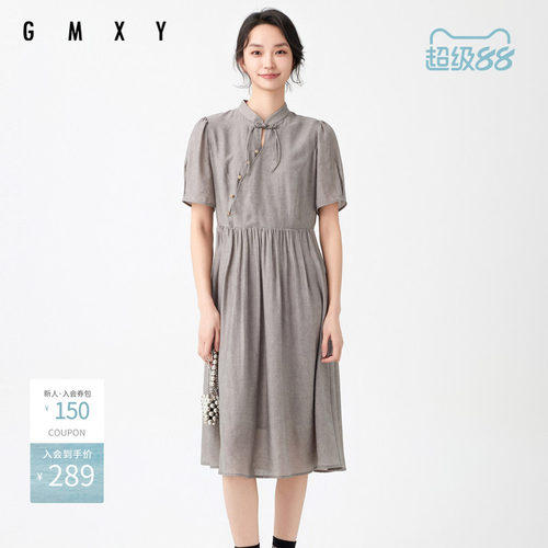 夏季新品小A连衣裙古木夕羊