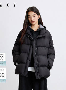 古木夕羊冬季新款纯色保暖加厚90鸭绒羽绒服女GR57012035