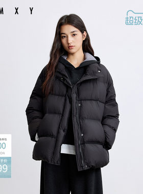 古木夕羊冬季新款纯色保暖加厚90鸭绒羽绒服女GR57012035