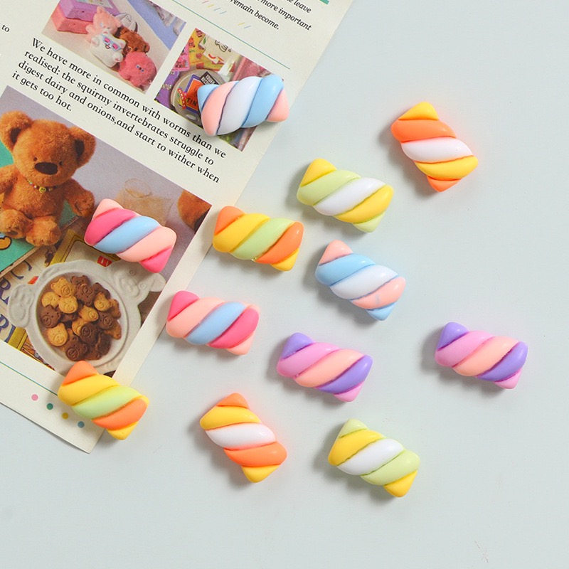 仿真微缩棉花糖食玩树脂磁吸冰箱贴创意黑白板照片墙留言板磁性贴