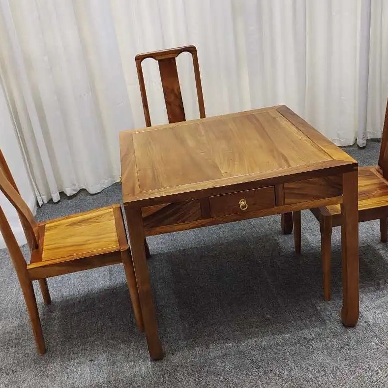 新款实木麻将桌餐桌两用