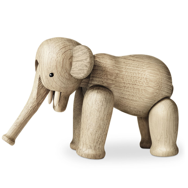 丹麦rosendahl北欧木制艺术大象