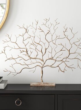 纯手工定制金属铁艺摆件摆饰抽象创意树枝装置摆放艺术品桌面装饰