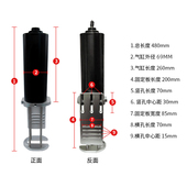 490ML气动推胶器 AB胶气缸推胶用 1气动AB胶枪200 400