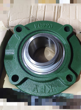 圆形轴承座 外球面轴承带轴承带座背面台阶UCFC220内径 100mm