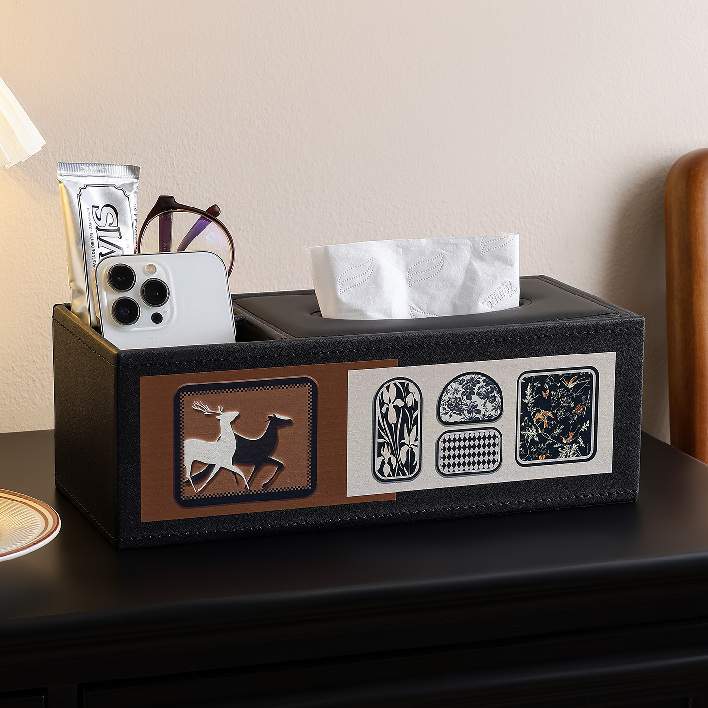 中古风纸巾盒轻奢高档家用收纳盒