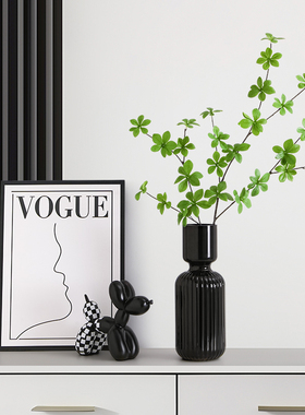 现代简约玄关装饰画摆件轻奢高档客厅餐边柜电视柜家居装饰品绿植