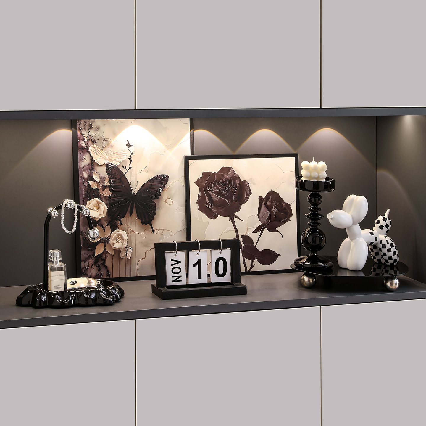 轻奢高级感钥匙收纳玄关装饰摆件入户鞋柜电视柜客厅桌面家居好物,家居饰品,装饰摆件,淘宝优惠券,粉丝福利购,淘宝优惠卷