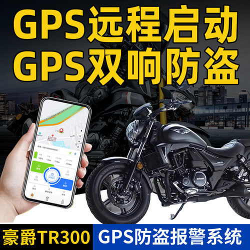 TR300GPS定位远程双响防盗报警器