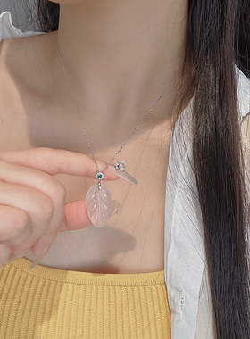 高透马达加斯送礼物S925纯银项链