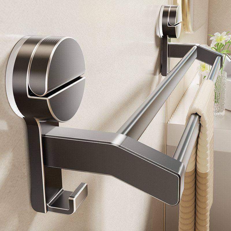免打孔卫生间杆挂架吸盘毛巾架壁挂式双杆浴室单杆架毛巾厕所收纳,家庭/个人清洁工具,毛巾挂/毛巾架,淘宝优惠券,粉丝福利购,淘宝优惠卷