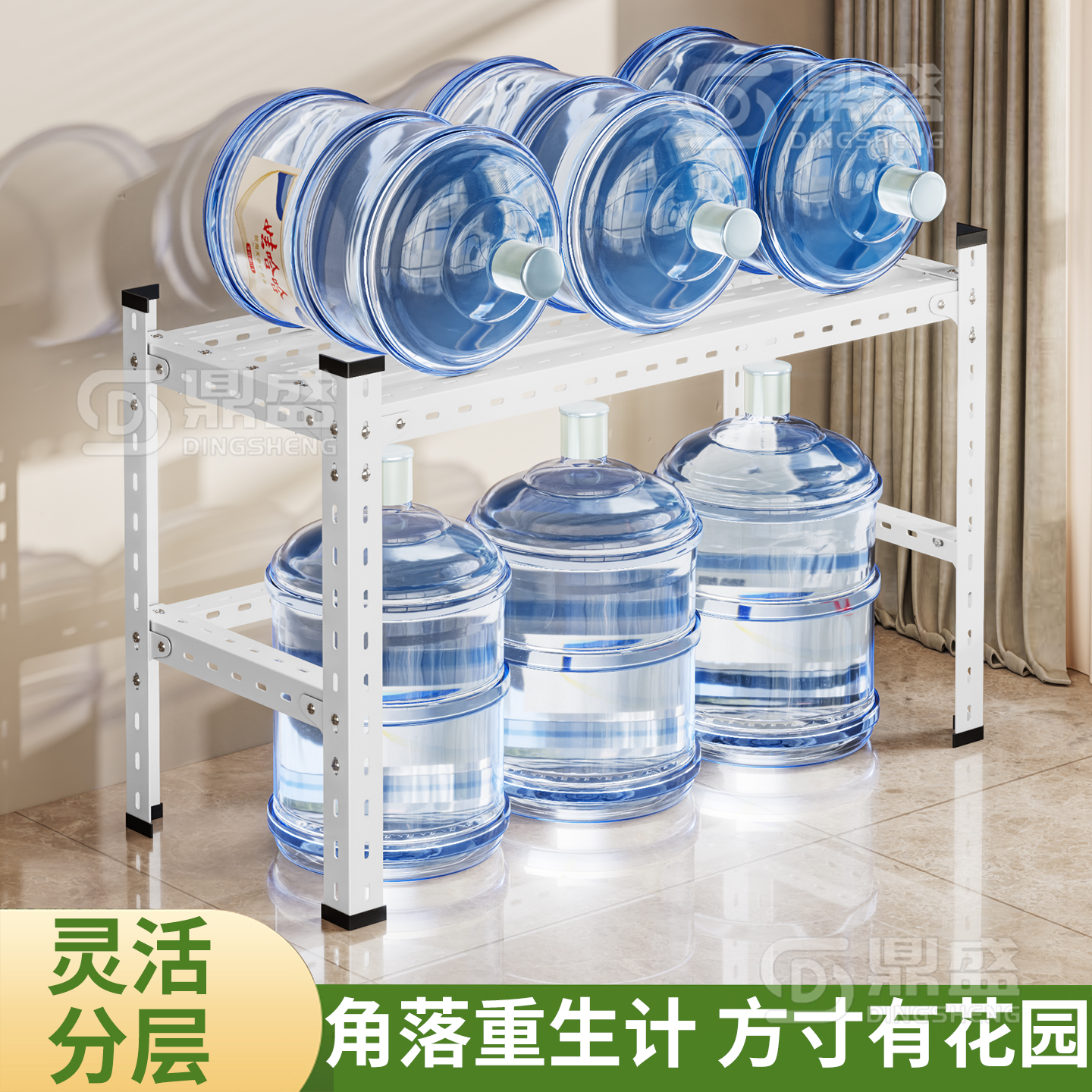 角钢花架多肉置物架单层阶梯式室内多层户外阳台花盆铁艺架可定制