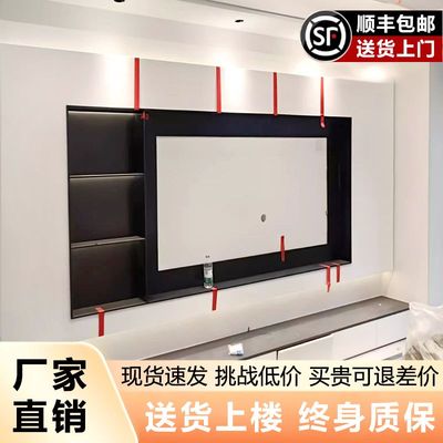不锈钢电视背景墙壁龛