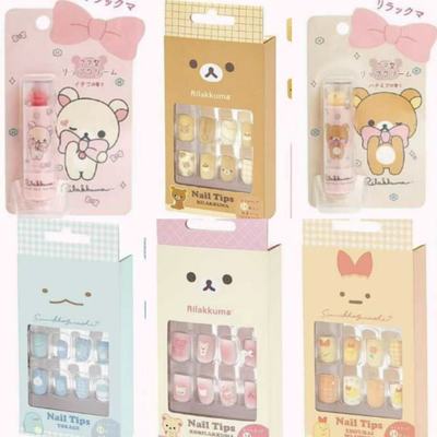 日本sanx轻松熊指甲甲片润唇膏