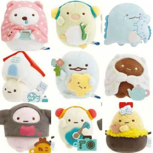 日本sanx角落生物毛绒手玉