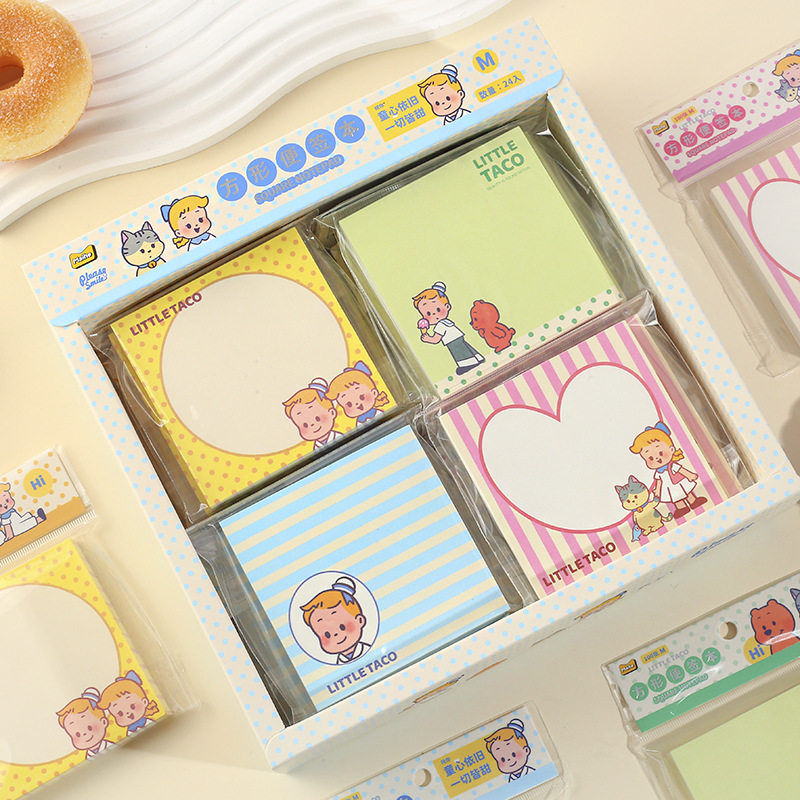 小塔可可爱少女心日系ins风方形手账便签纸装饰素材便条纸便签本